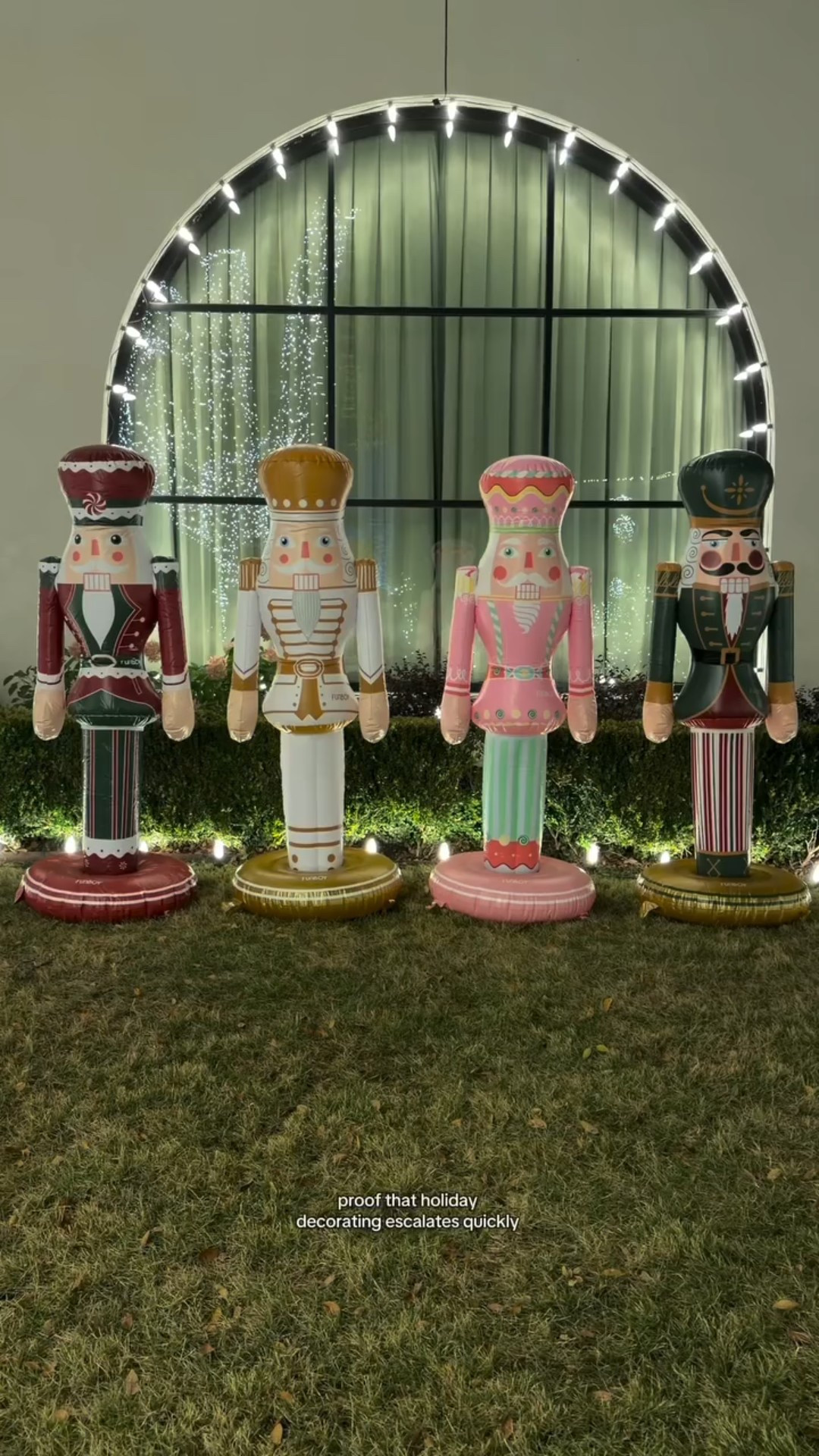 I fear my inflatable era has begun….. @funboy 

(these are actually for my pool 😆 haven’t made it to front yard inflatables 😂) 

#holiday #holidaydecor #holidaydecorations #holidaydecorating #nutcracker #inflatable