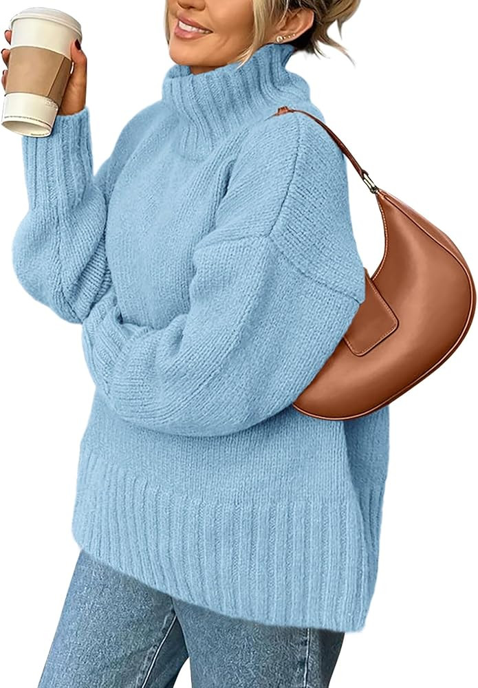 PRETTYGARDEN Women's Fall Clothes Pullover Oversized Sweaters Casual Long Sleeve Chunky Cable Kni... | Amazon (CA)