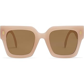 SOJOS Vintage Oversized Square Sunglasses for Women,Retro Womens Luxury Big Sun Glasses UV400 Pro... | Amazon (US)