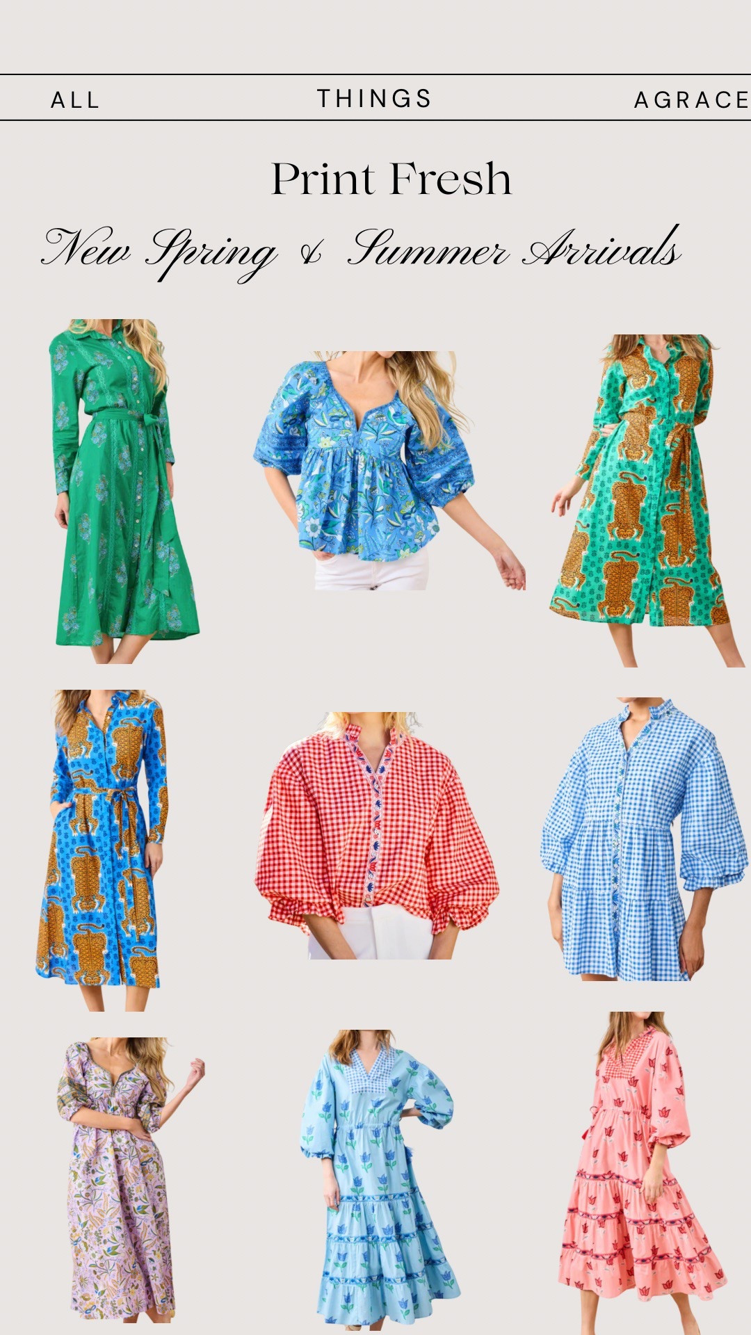 cutest new spring and summer pieces from print fresh! 💚🩵❤️

#LTKStyleTip #LTKSeasonal