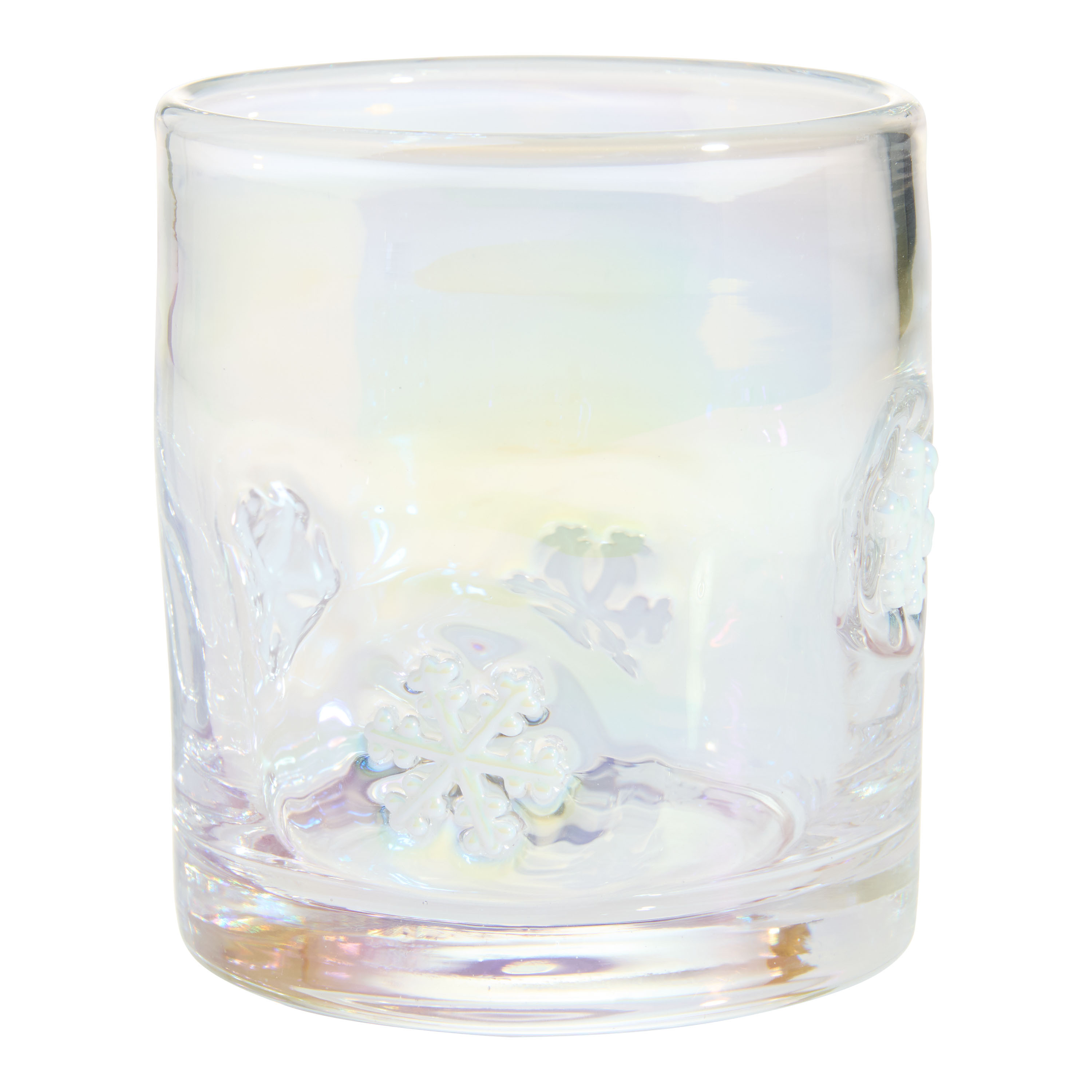 Charm Christmas Inlay Double Old Fashioned Glass | World Market