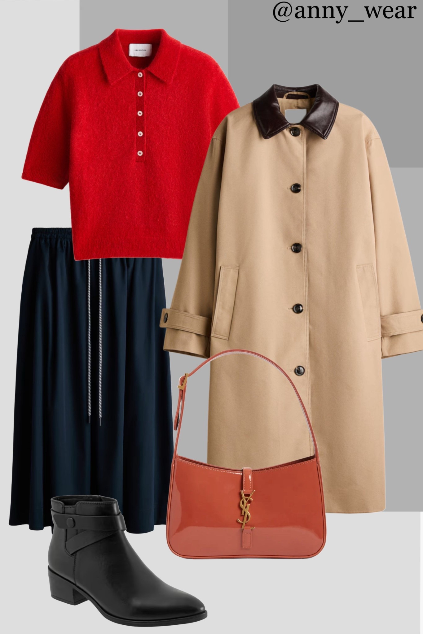 Mastering smart-casual with a touch of Parisian flair. Loving how this striped polo elevates a simple jeans-and-trench combo. It's polished enough for work, yet relaxed and cool for a day of culture. The orange bag is the perfect finishing touch of autumnal warmth. 

Red polo
Red sweater 
Red top
Camel trench coat
Brown coat 
Trench coat 
Dark blue skirt
Denim skirt
Midi skirt 
Orange bag
Black boots 

#LTKstyletip #LTKbeauty #LTKU #LTKshoecrush #LTKitbag 

#LTKSaleAlert #LTKFindsUnder100 #LTKootd