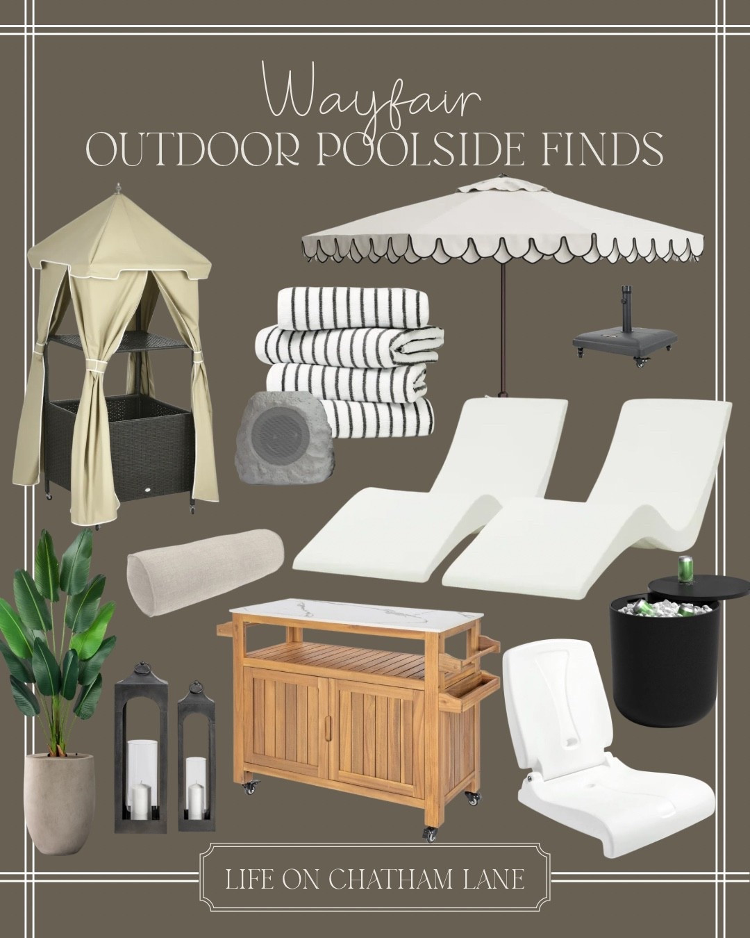 Wayfair outdoor poolside finds!  Get ready for pool season with these outdoor finds! @Wayfair

#LTKHome #LTKSeasonal #LTKSwim