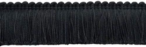 5 Yard Value Pack of Black Duke Collection Thick Brush Fringe 1 3/4 inch Long Style# 0175SB-RYN C... | Amazon (US)