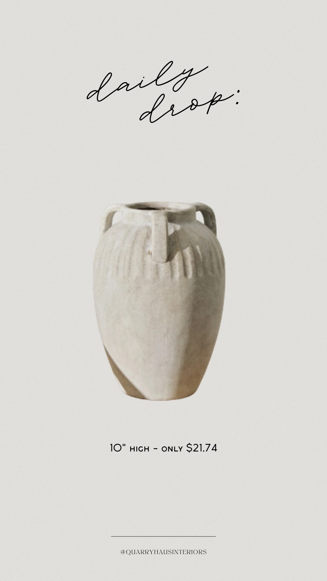 New at Walmart! So pretty on its own or perfect for florals!

#LTKHome #LTKFindsUnder50