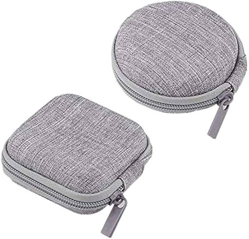 Amazon.com: 2 Pack Earphone Earbuds Headset Headphone Carrying Case Holder Mini Storage Organizer... | Amazon (US)