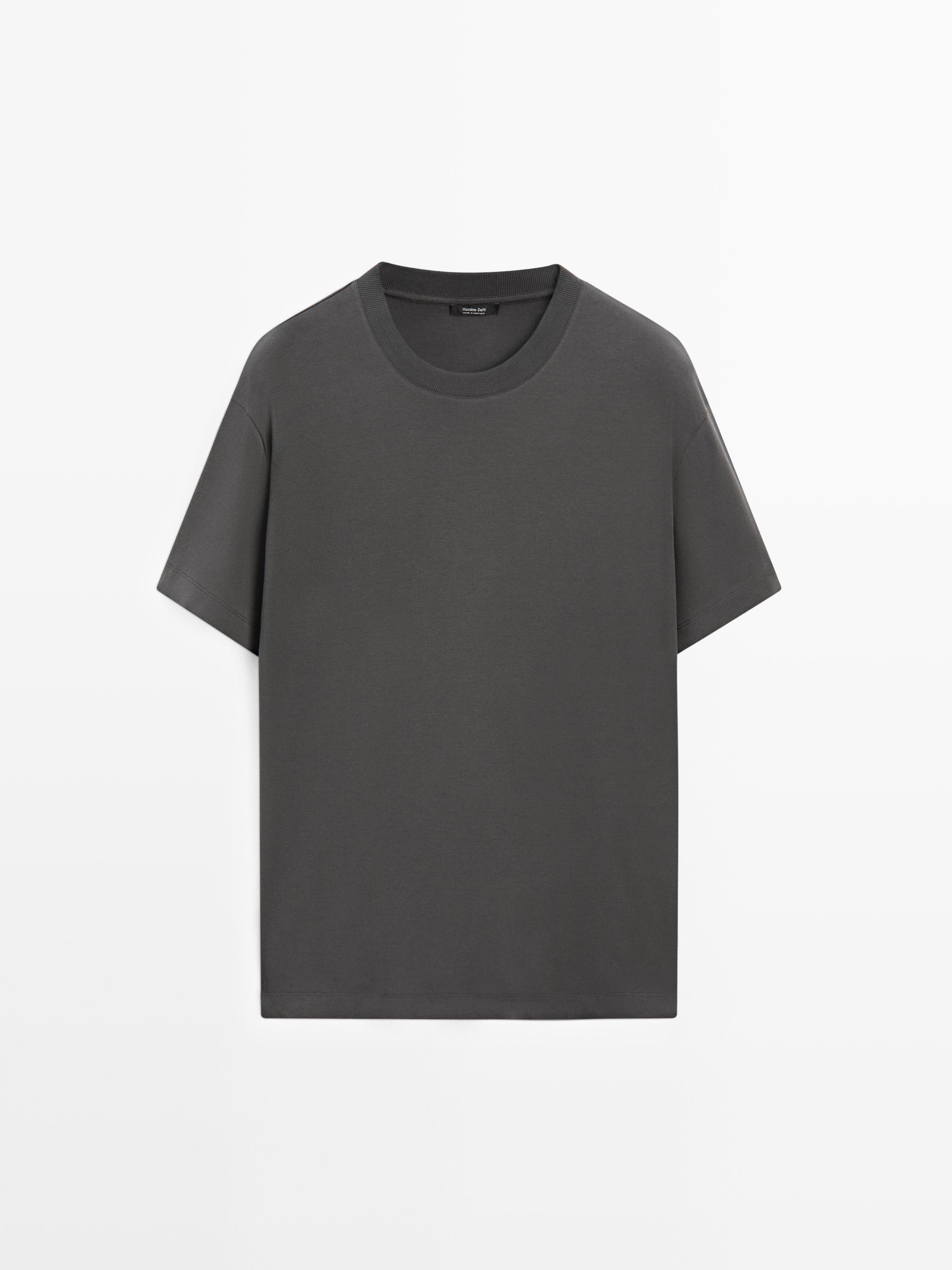 T-Shirt aus 100 % mittelschwerer Baumwolle | Massimo Dutti DE