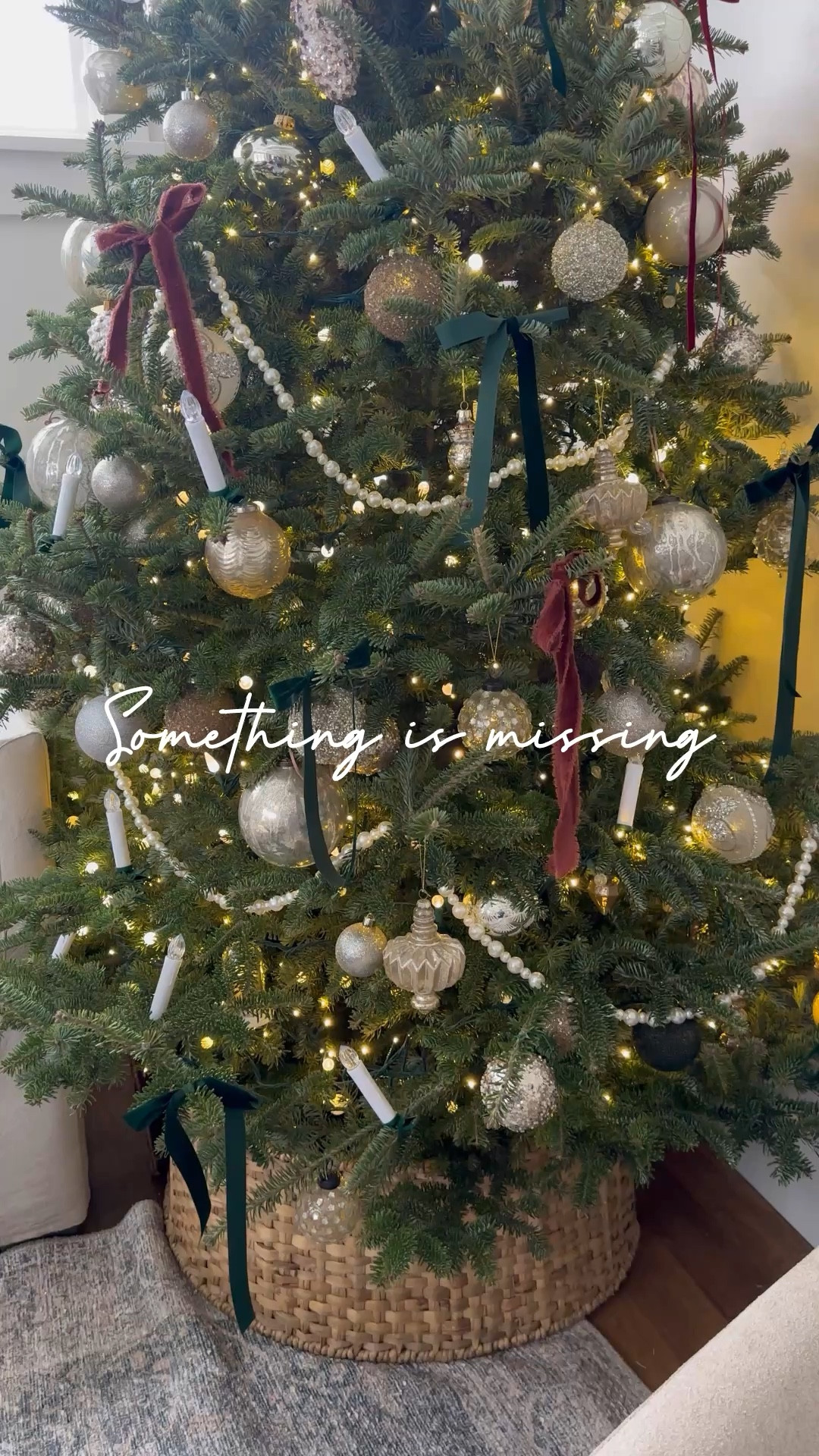 Our Christmas tree was missing something - tinsel!!! 

#LTKSeasonal #LTKHoliday #LTKHome