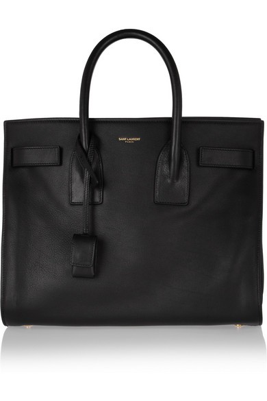 Saint Laurent - Sac De Jour Small Leather Tote - Black | NET-A-PORTER (US)