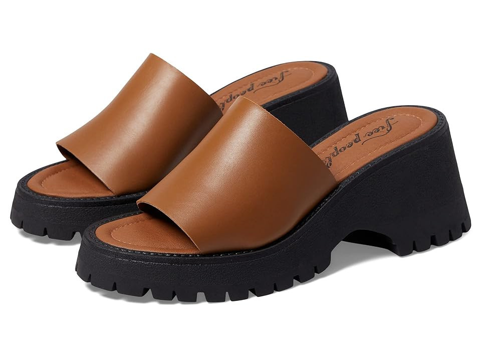 Free People Winona Wedge Women's Shoes Tan : EU 39 (US Women's 9) M, Leather | Zappos