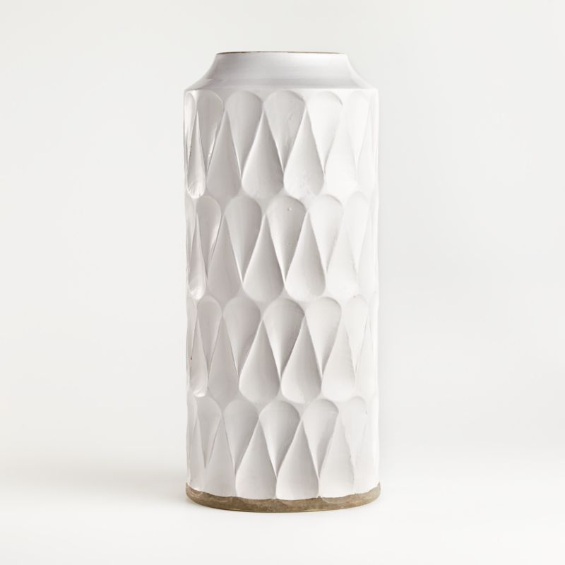 Kora Tall Vase + Reviews | Crate and Barrel | Crate & Barrel
