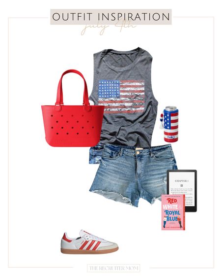 July 4th outfit inspo 

4th of July outfit denim shorts flag tank bbq summer therecruitermom 

#LTKSeasonal #LTKFindsUnder50 #LTKMidsize
