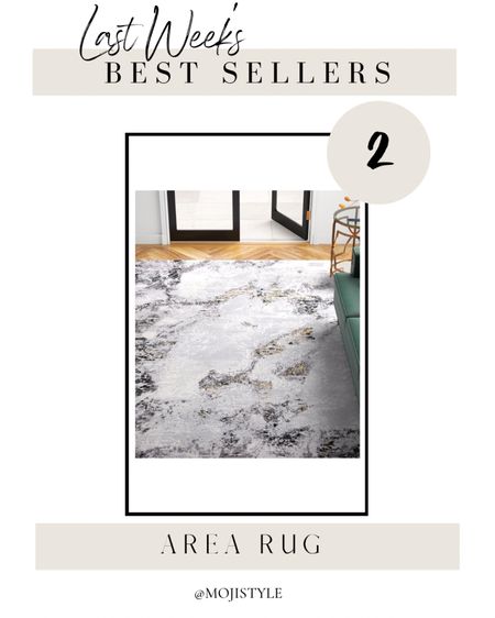 This modern area rug is one of this week’s best sellers. I have this in my home and love it. 

#LTKhome #LTKsalealert