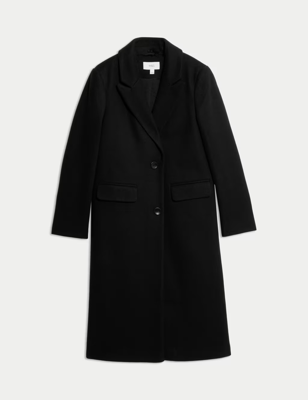 Single Breasted Longline Tailored Coat | Marks & Spencer (UK)