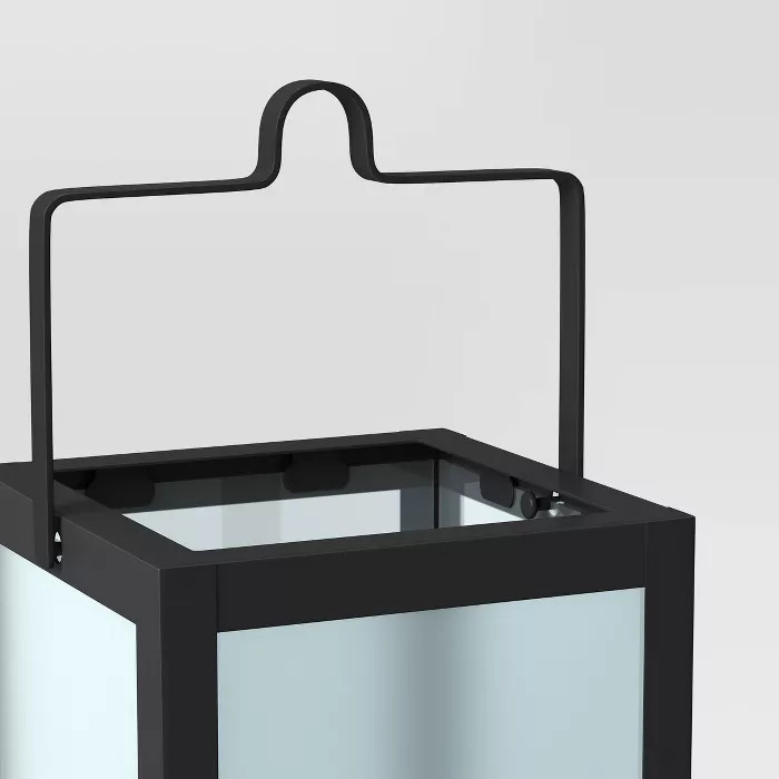 10" Rectangular Pillar Outdoor Lantern Candle Holder - Room Essentials™ | Target