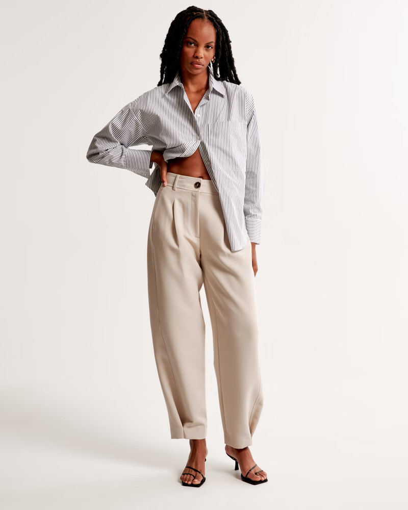 High Rise Taper Pant | Abercrombie & Fitch (US)
