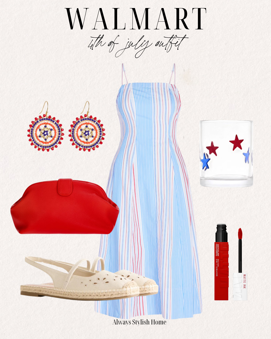 Red, white, and cute 🇺🇸✨ This Walmart 4th of July outfit is perfect for backyard BBQs, fireworks, lake days, beach trips, and all your summer celebrations. From festive graphic tees to breezy dresses and classic Americana-inspired styles, these affordable finds make holiday dressing easy and stylish.

#WalmartFashion #FourthOfJulyOutfits #PatrioticStyle #SummerOutfits #WalmartFinds #AffordableFashion
 

 #LTKgrwm #LTKootd #LTKSeasonal