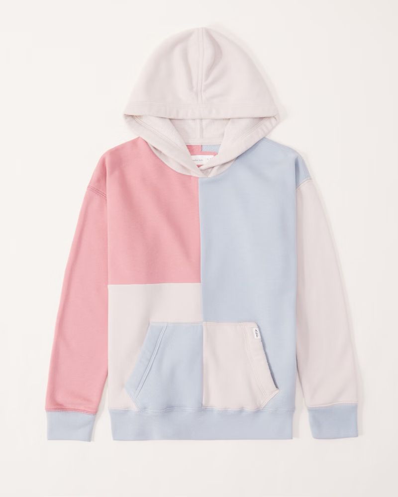 girls legging-friendly colorblock hoodie | girls clearance | Abercrombie.com | Abercrombie & Fitch (US)