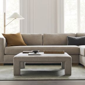 Nove Coffee Table Ottoman | West Elm (US)