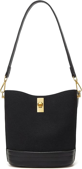 Small Bucket Bag Bucket Purse for Women Shoulder Purse Crossbody Handbag Mini Faux Suede Hobo Bag | Amazon (US)