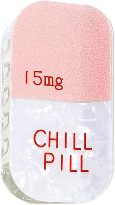 1Pcs Pink Personalized Pill Claw, Cute Hair Claw Clip, Fun Novelty Nurse Hair Accessory, Cute Pha... | Amazon (US)