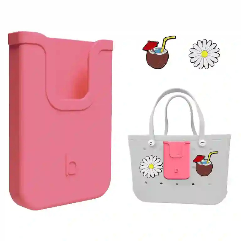 Silicone Phone Holder Compatible with Bogg Bag, Soft Silicone Charm Insert Accessories and Attach... | Walmart (US)