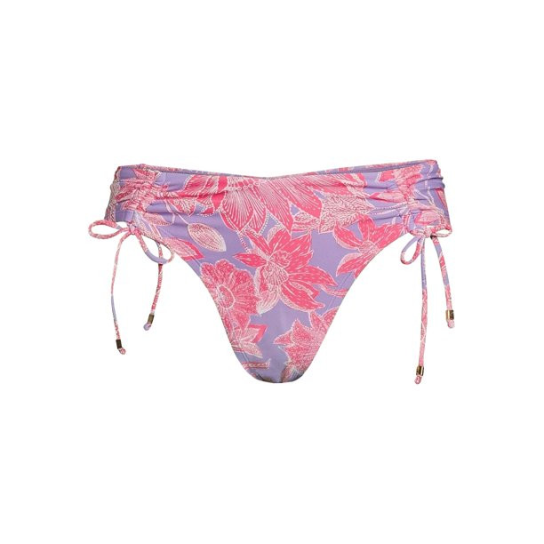 Time and Tru Women’s and Women's Plus Printed Cheeky Swim Bottom - Walmart.com | Walmart (US)