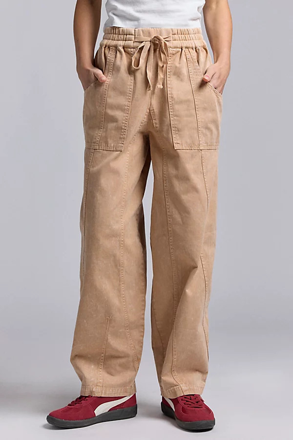 BDG Surplus Barrel Pant in Tan, Women's at Urban Outfitters | Urban Outfitters (US and RoW)