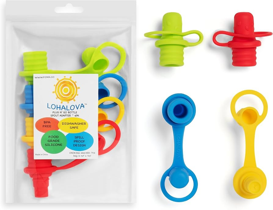 Spill-Proof Water Bottle Spout Adapter for Kids - Water Bottle Adapter Toddlers and Adults - BPA ... | Amazon (US)