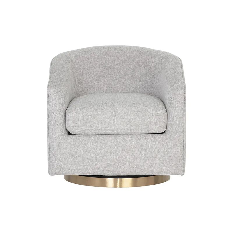 Knox Upholstered Swivel Armchair | Wayfair North America