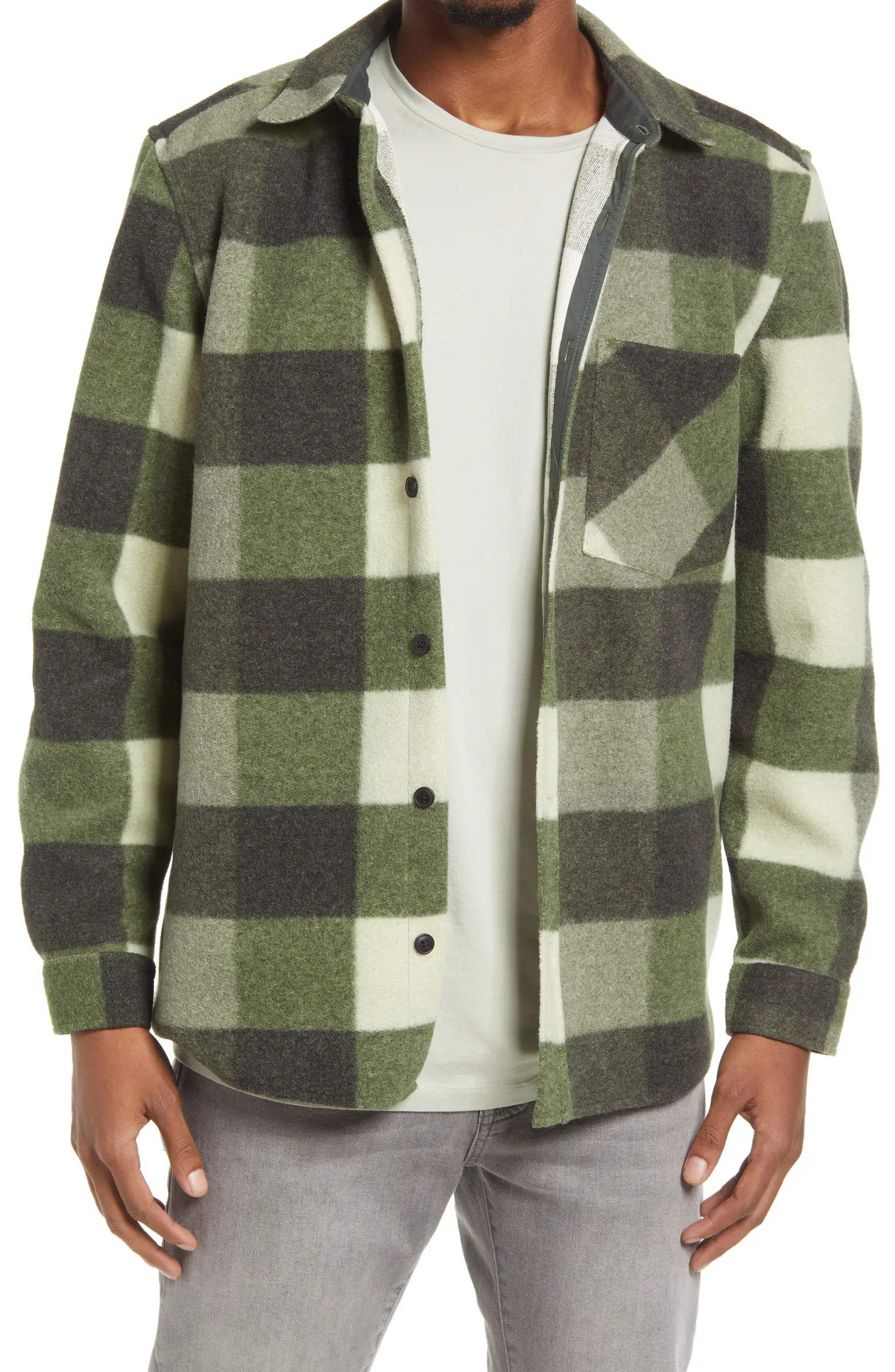 Men's Buffalo Check Button-Up Shirt | Nordstrom