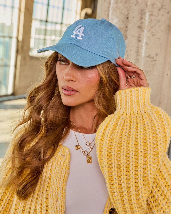 Sweet LA Babe Denim Baseball Cap | VICI