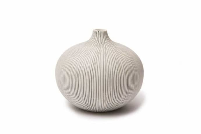 Vase Bari In Grey Large With Box | Trouva (Global)