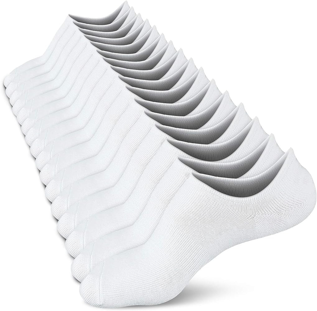 wernies No Show Socks Women Low Socks Non Slip Flat Boat Line 4/8 Pairs | Amazon (US)