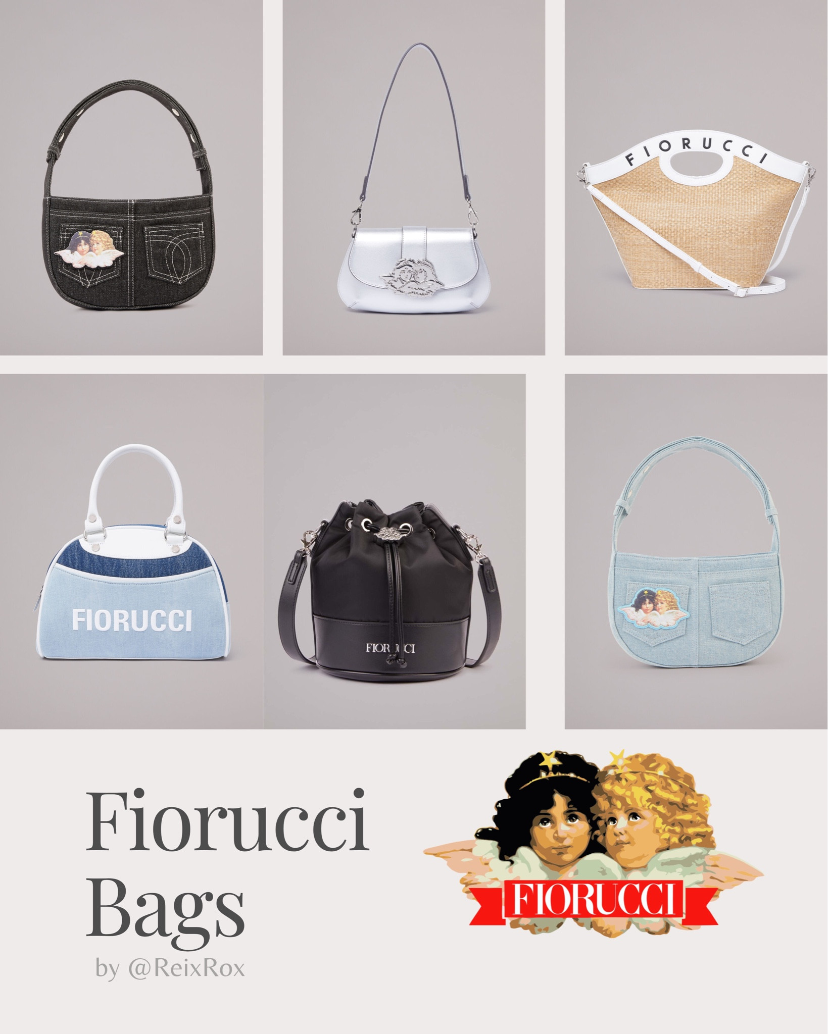 Fiorucci bag , colorful designer bags, casual look, gift guide for her. Fiorucci angels milano. pink bag, black bag, yellow bag. Summer style, trendy affordable fashion. Casual relaxed look. Holiday bag, summer bag, pool bag, beach bag. 

#LTKsalealert #LTKeurope #LTKGiftGuide