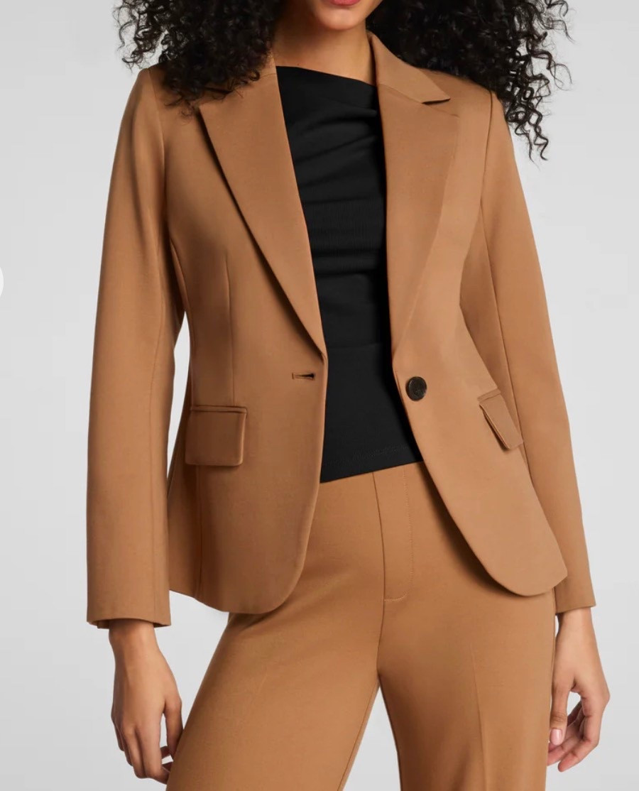 The perfect color for a ponte knit blazer! 

#LTKSeasonal #LTKOver40 #LTKPetite