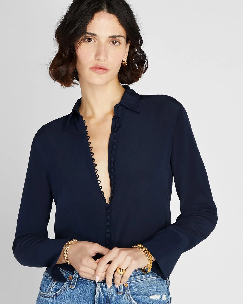 Helek Silk Shirt | Club Monaco (Global)