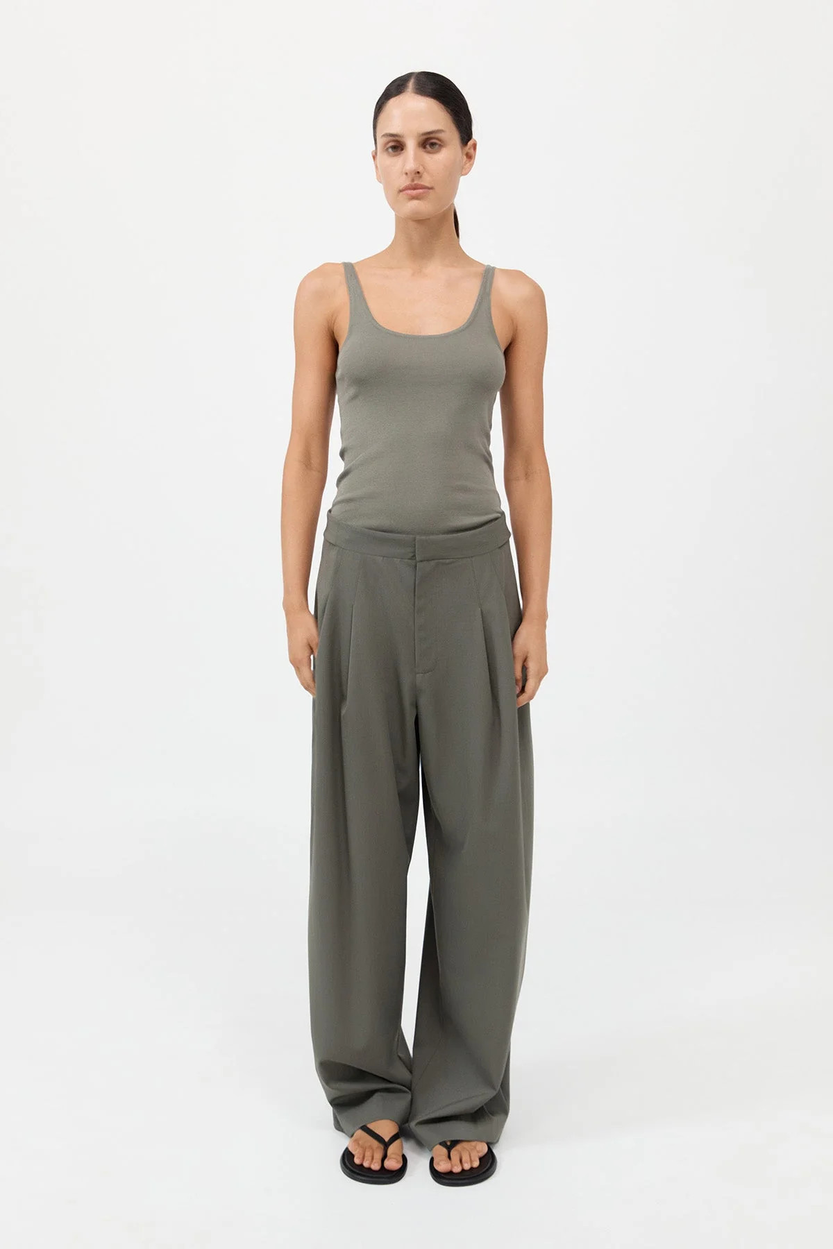 Adjustable Pants - Smokey Olive | St. Agni (US, UK, EU)