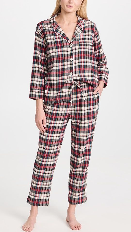 Marina Flannel Pajama Set | Shopbop