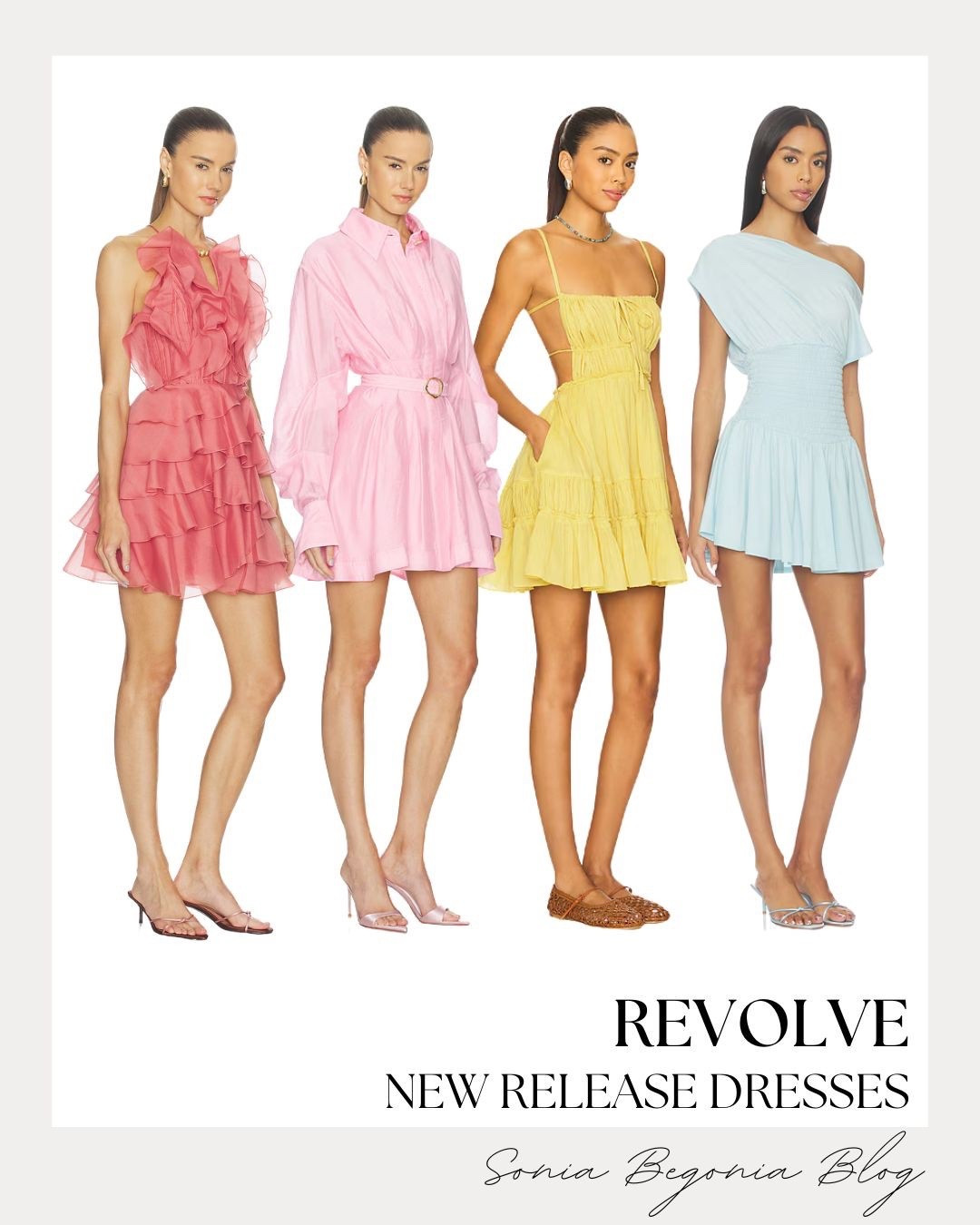 Ruffles, Pastels, & Mini Magic! 👗

Embrace the ultimate spring refresh with these perfectly balanced Revolve new releases! 💖

I am obsessed with the statement pieces: from the romantic ruffled rose mini and belted bubble-sleeve pink dress to the sunny yellow open-back find and chic one-shoulder blue smocked style. Balance these dreamy silhouettes with minimalist strappy sandals or trendy woven flats. Finish the look with simple gold hoops for a touch of polished glam that’s ready for any brunch or spring getaway!

#Revolve
#RevolveMe
#SpringDresses
#MiniDress
#PastelAesthetic
#RuffleDress
#SpringTrends
#VacationOutfit
#DateNightStyle
#FeminineFashion
#LTKStyle
#OutfitInspo
#RomanticStyle
#SummerDresses
#NewArrivals


#LTKSeasonal #LTKWedding #LTKootd