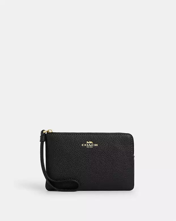 Corner Zip Wristlet | Coach Outlet CA