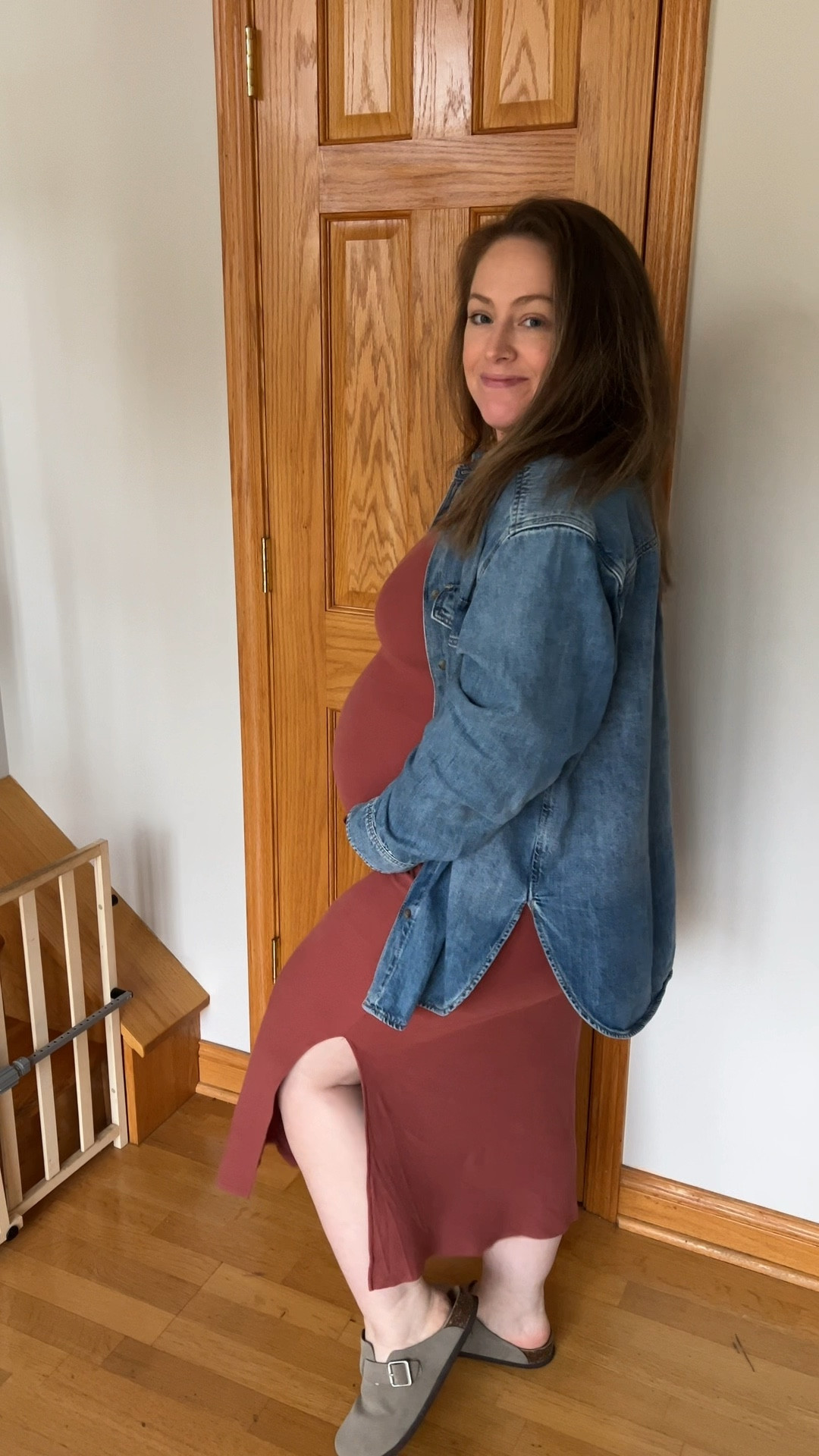 Simple pregnant mom and voting OOTD for the day! 

#LTKSeasonal #LTKMidsize #LTKBump