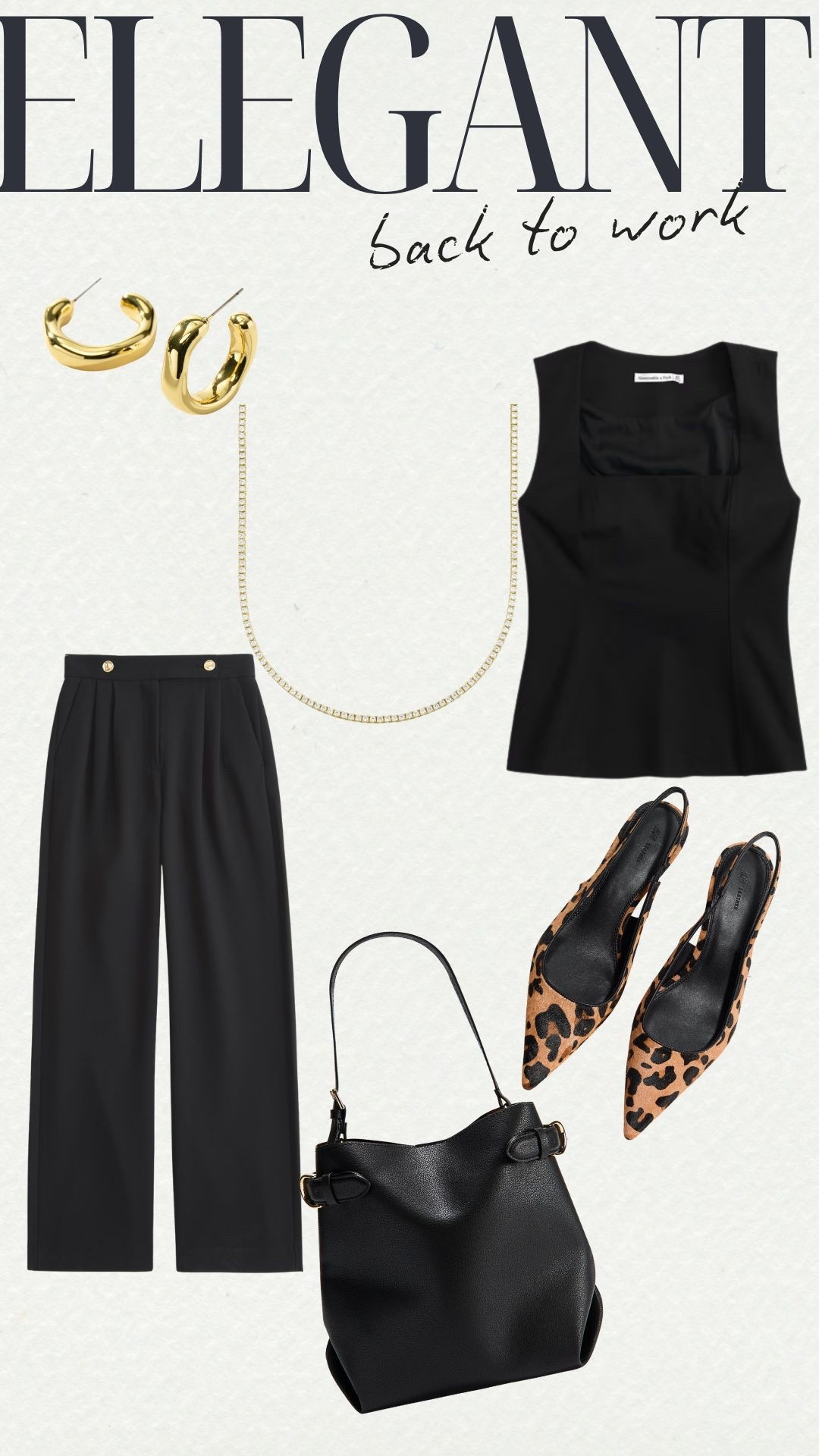 Simplicity is always a golden go-to but add a little bit of spice 🐆🔥 @abercrombie #H&M #BaubleBar #UncommonJames

#LTKMidsize #LTKWorkwear #LTKootd