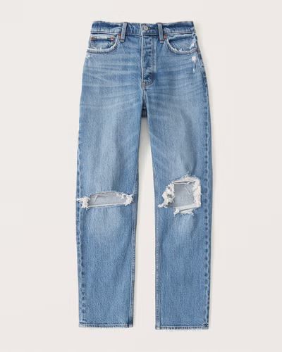 Women's High Rise Dad Jean | Women's Up To 25% Off Select Styles | Abercrombie.com | Abercrombie & Fitch (US)