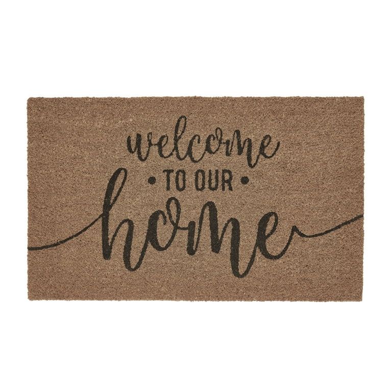 My Texas House Welcome to Our Home Coir Doormat, 24" x 36" | Walmart (US)