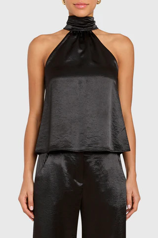 Amanda Uprichard Fontana Top in Black - Size XS | Amanda Uprichard