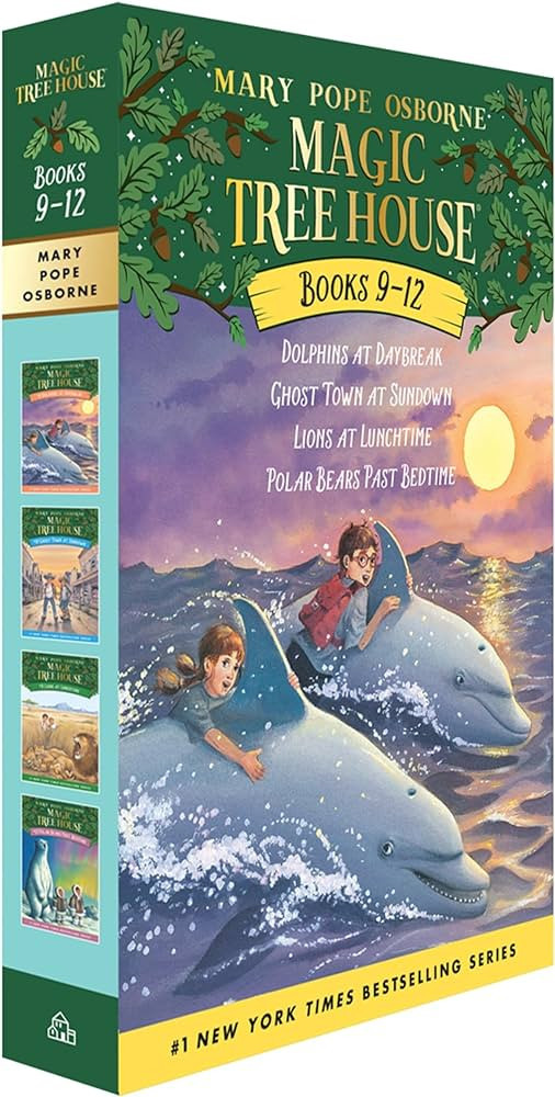 Magic Tree House Boxed Set, Books 9-12: Dolphins at Daybreak, Ghost Town at Sundown, Lions at Lun... | Amazon (US)