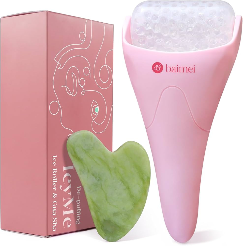 BAIMEI Cryotherapy Ice Roller and Gua Sha Facial Tools Reduces Puffiness Migraine Pain Relief, Sk... | Amazon (US)