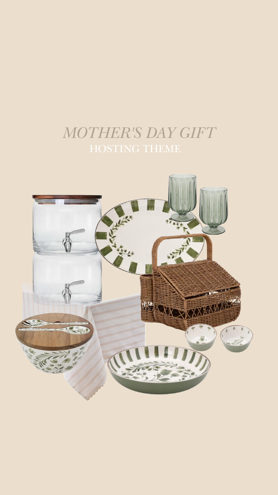 Mother's Day Gift Idea-Hosting Theme Basket 

 #LTKGiftGuide #LTKHome