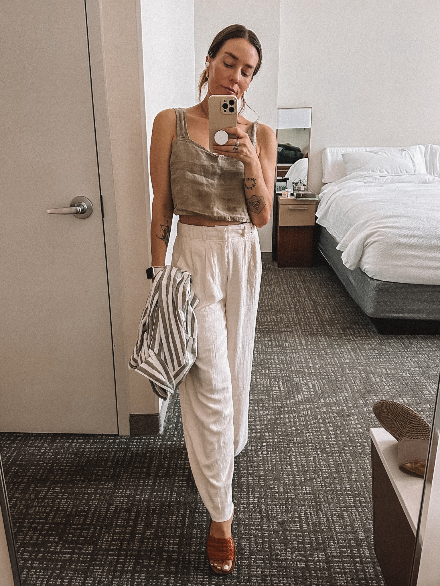 Okay, so the point of this post is really THE PANTS!
I’ve been searching for good relaxed trousers forever & my wife found me these Z Supply Farah Pants that are PERFECTION 🫶
Top is old Mate the Label linen, and shoes are older Bottega so I tagged good alternatives!

#LTKworkwear #LTKFestival #LTKeurope